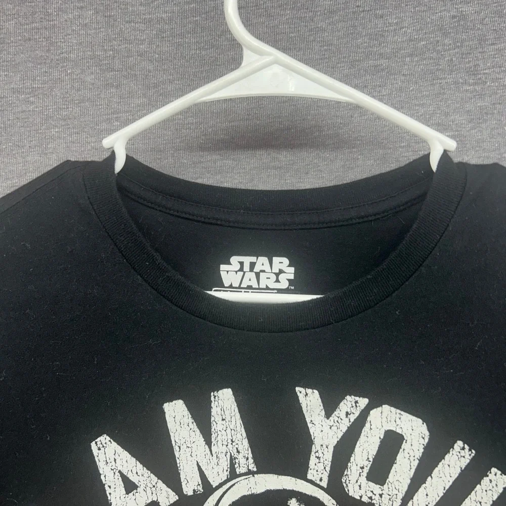Star Wars‎ Darth Vader I Am Your Father Graphic T Shirt Medium Black Mad Engine
